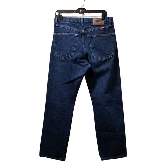 Wrangler Jeans Men’s 32x30 Blue Regular Fit Straight Leg - Picture 2 of 4
